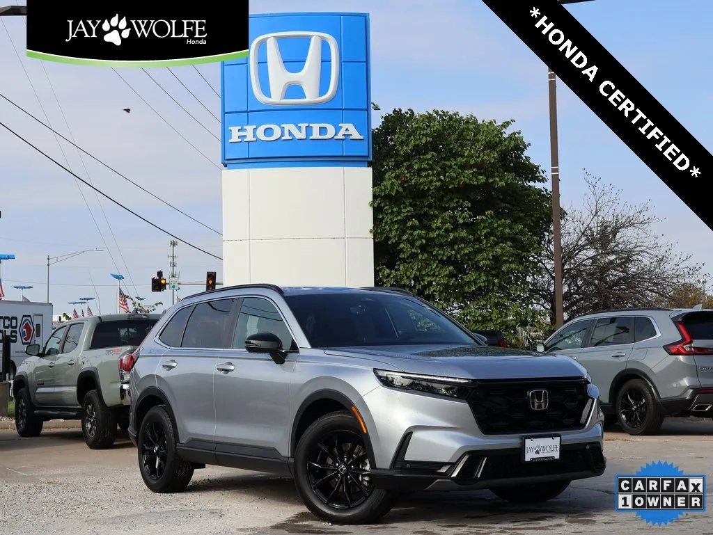 Silver 2024 Honda CR-V Hybrid Sport-L for sale in Kansas City, MO