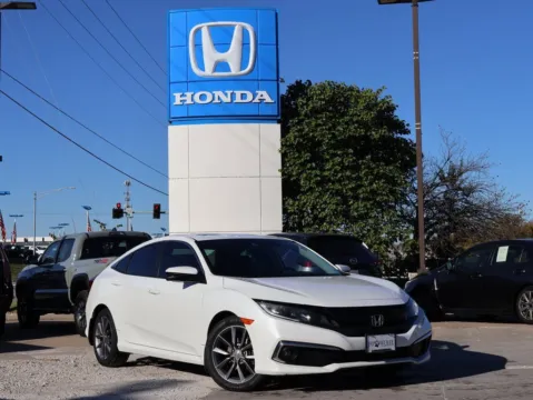 White 2019 Honda Civic Sedan EX for sale in Kansas City, MO