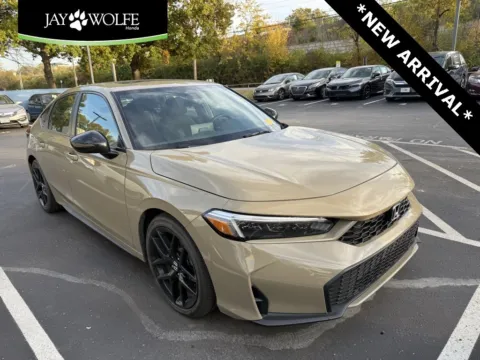 Beige 2025 Honda Civic Hatchback Hybrid Sport for sale in Kansas City, MO