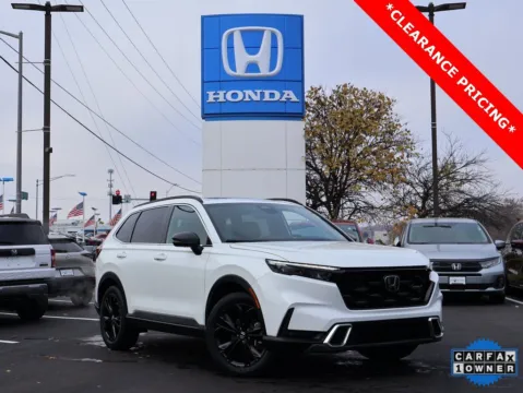 White 2023 Honda CR-V Hybrid Sport Touring for sale in Kansas City, MO