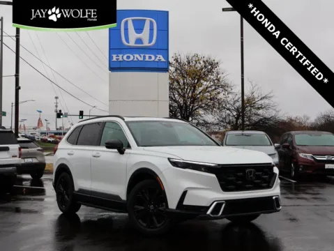 White 2023 Honda CR-V Hybrid Sport Touring for sale in Kansas City, MO