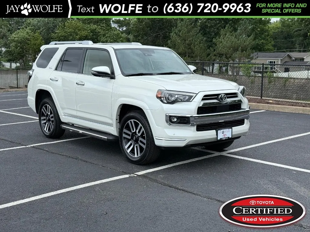 White 2023 Toyota 4Runner Limited for sale in Ballwin, MO