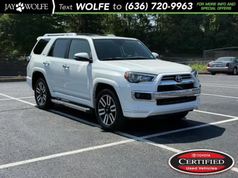White 2020 Toyota 4Runner Limited for sale in Ballwin, MO