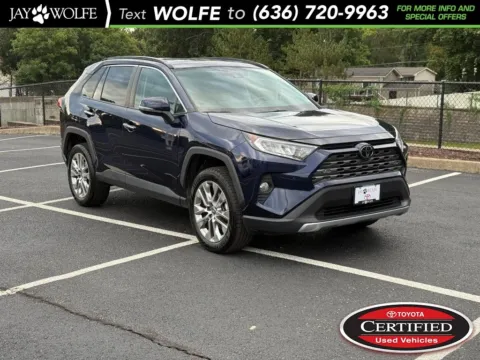 Blue 2021 Toyota RAV4 Limited for sale in Ballwin, MO