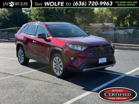 Red 2020 Toyota RAV4 Limited for sale in Ballwin, MO