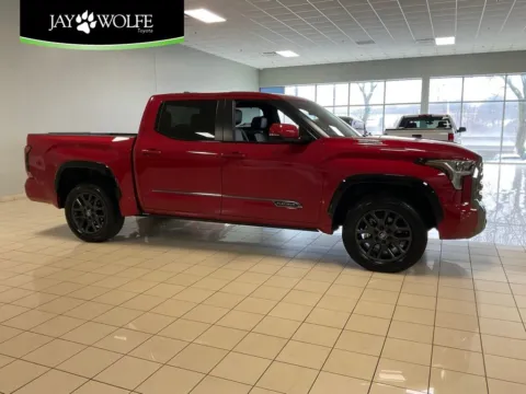 Red 2025 Toyota Tundra Hybrid Platinum for sale in Kansas City, MO