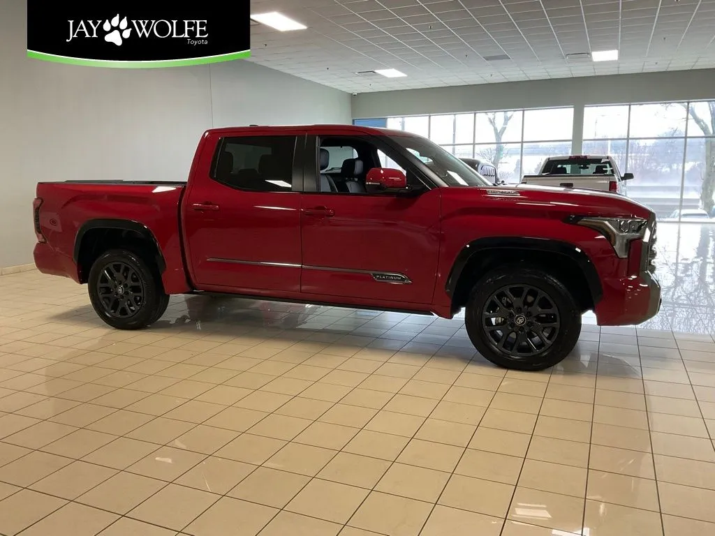 Red 2025 Toyota Tundra Hybrid Platinum for sale in Kansas City, MO