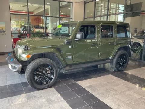 Another view of 2023 Jeep Wrangler Sahara 4xe for sale in Kansas City, MO at Jay Wolfe Toyota