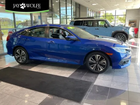 Blue 2016 Honda Civic EX-L for sale in Kansas City, MO