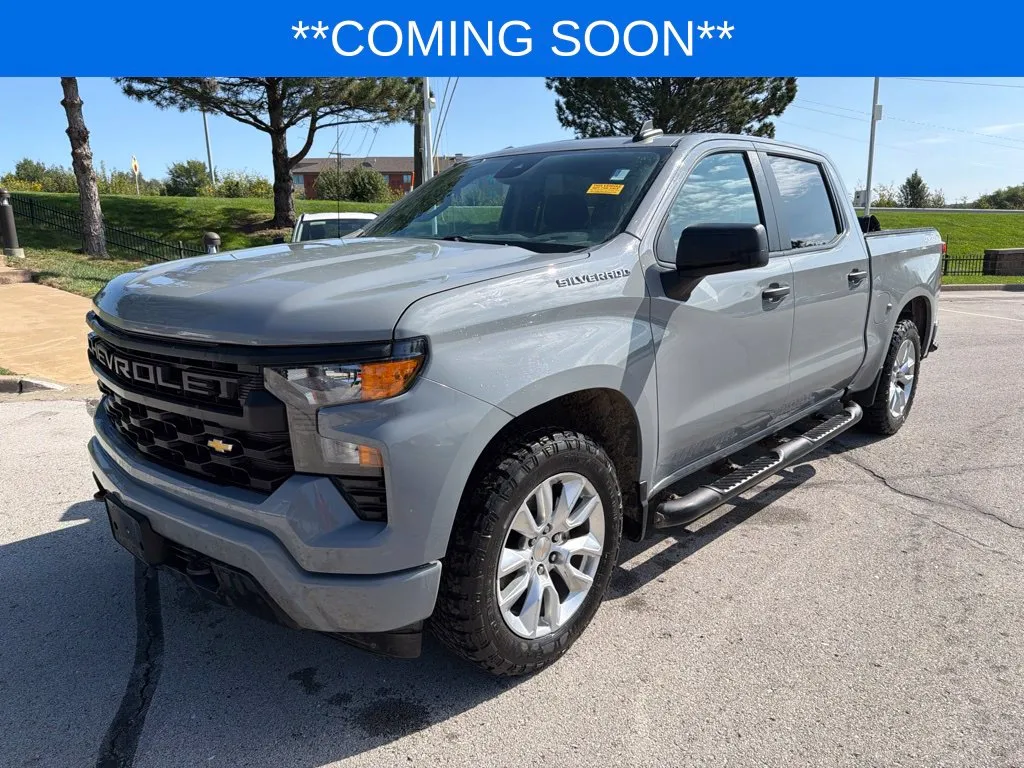 Gray 2024 Chevrolet Silverado 1500 Custom for sale in Kansas City, MO
