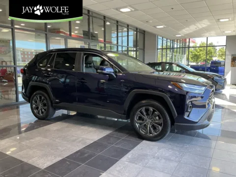 Blue 2023 Toyota RAV4 Hybrid XLE Premium for sale in Kansas City, MO
