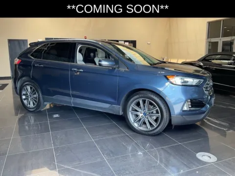 Blue 2019 Ford Edge Titanium for sale in Kansas City, MO