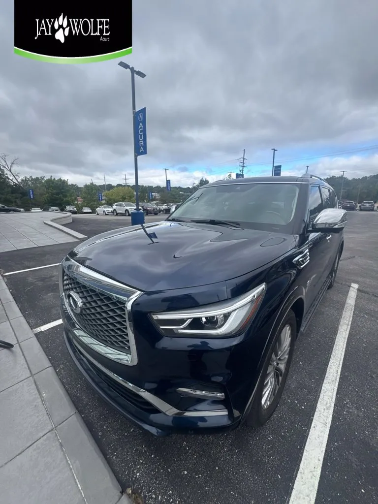 Blue 2018 INFINITI QX80 for sale in Kansas City, MO