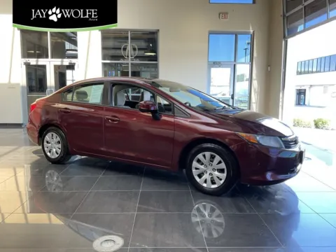 Red 2012 Honda Civic Sdn LX for sale in Kansas City, MO