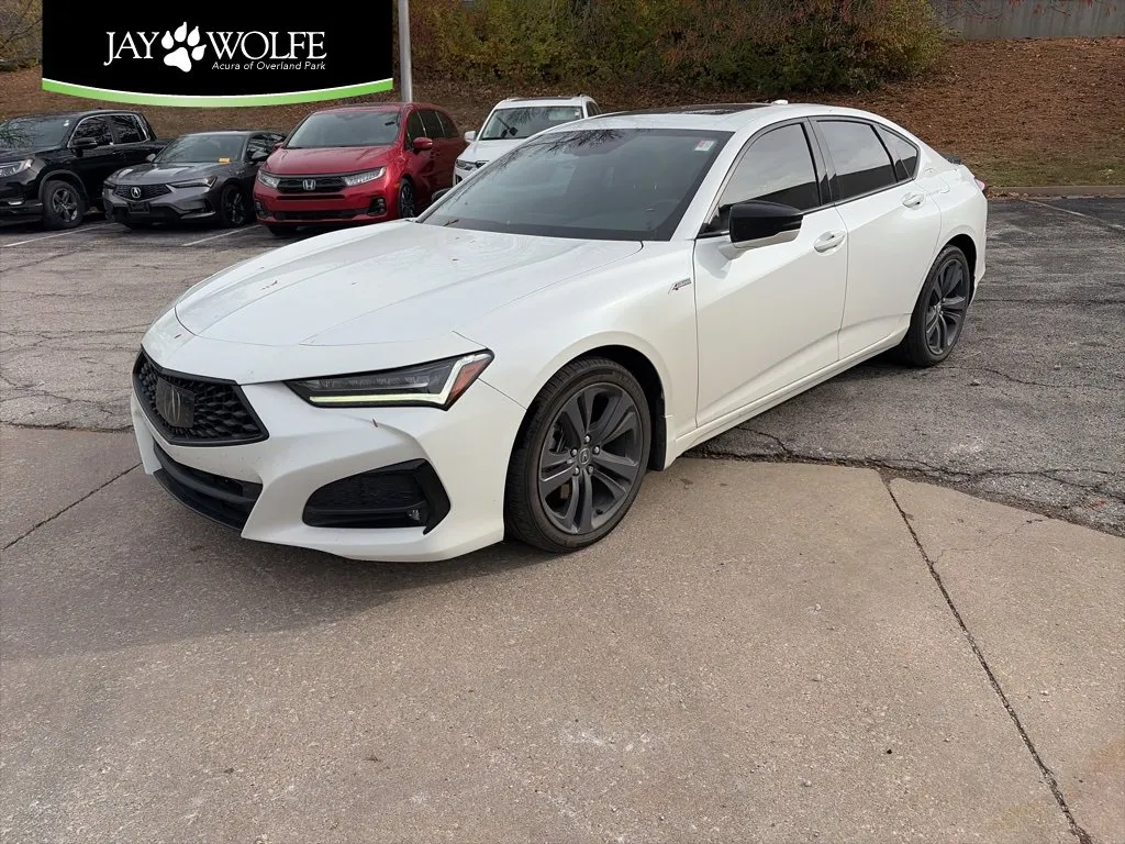 White 2022 Acura TLX w/A-Spec Package for sale in Overland Park, KS