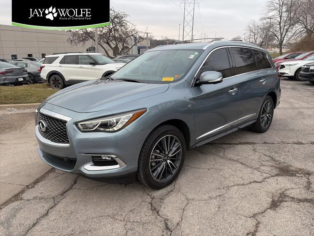 Blue 2019 INFINITI QX60 LUXE for sale in Overland Park, KS