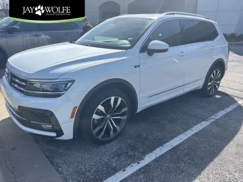 White 2021 Volkswagen Tiguan SEL Premium R-Line for sale in Overland Park, KS