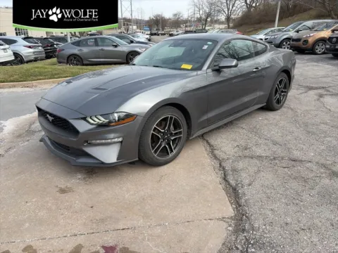 Gray 2021 Ford Mustang EcoBoost for sale in Overland Park, KS