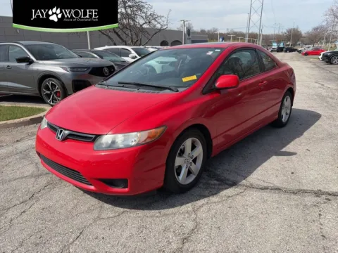 Black 2008 Honda Civic Cpe EX for sale in Overland Park, KS