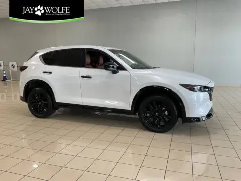 White 2024 Mazda CX-5 2.5 Carbon Turbo for sale in Overland Park, KS