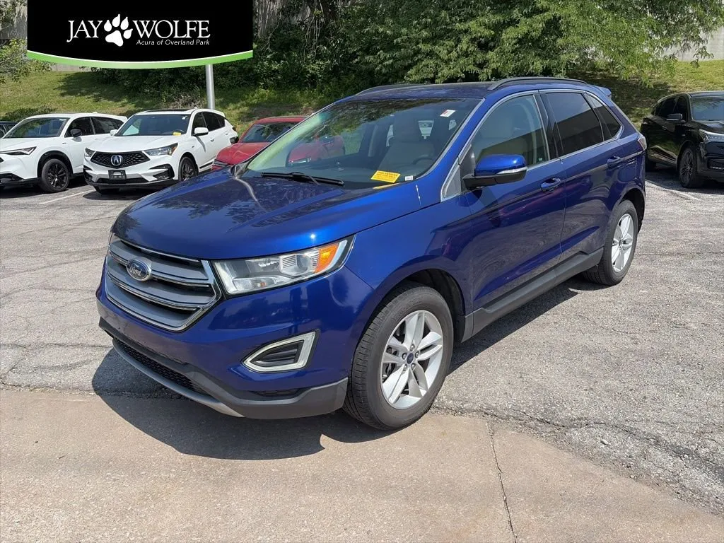Blue 2015 Ford Edge SEL for sale in Overland Park, KS