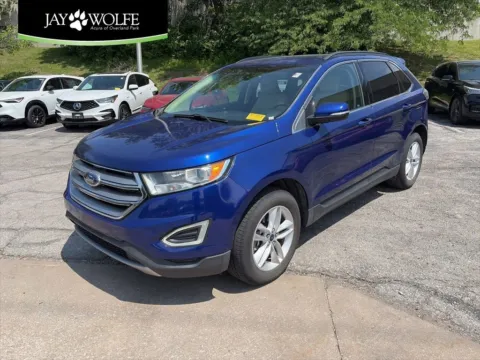 Blue 2015 Ford Edge SEL for sale in Overland Park, KS