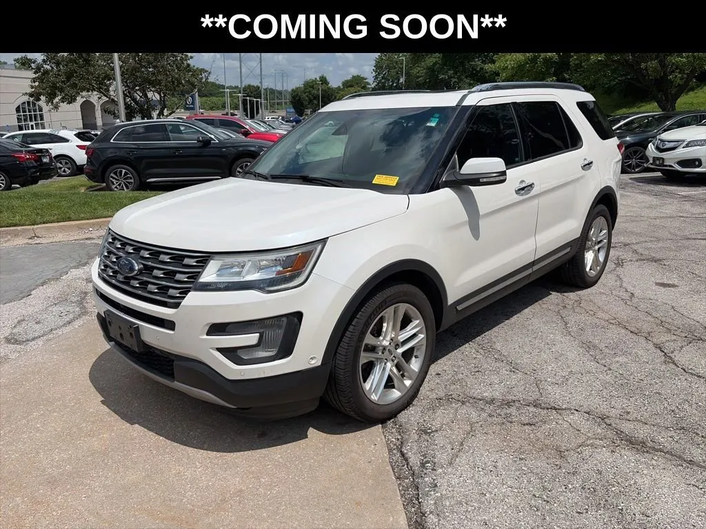 White 2016 Ford Explorer Limited for sale in Overland Park, KS