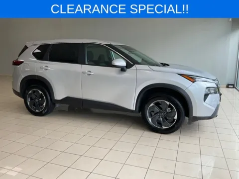 Silver 2024 Nissan Rogue SV for sale in Overland Park, KS