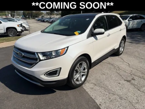 White 2017 Ford Edge Titanium for sale in Overland Park, KS
