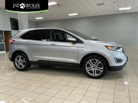 Silver 2016 Ford Edge Titanium for sale in Overland Park, KS