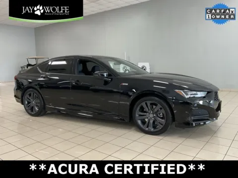 Black 2021 Acura TLX w/A-Spec Package for sale in Overland Park, KS