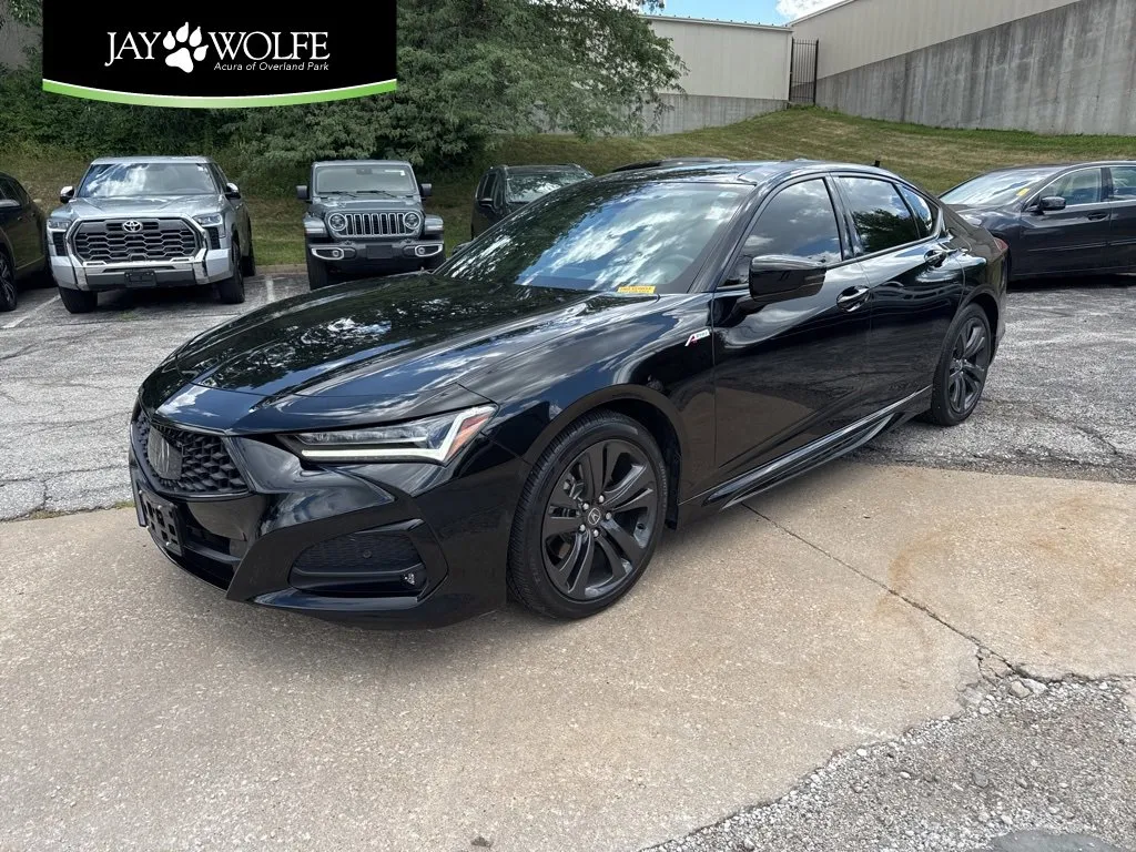 Black 2021 Acura TLX w/A-Spec Package for sale in Overland Park, KS