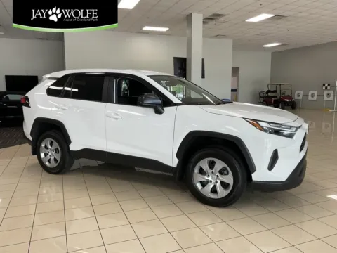 White 2023 Toyota RAV4 LE for sale in Overland Park, KS