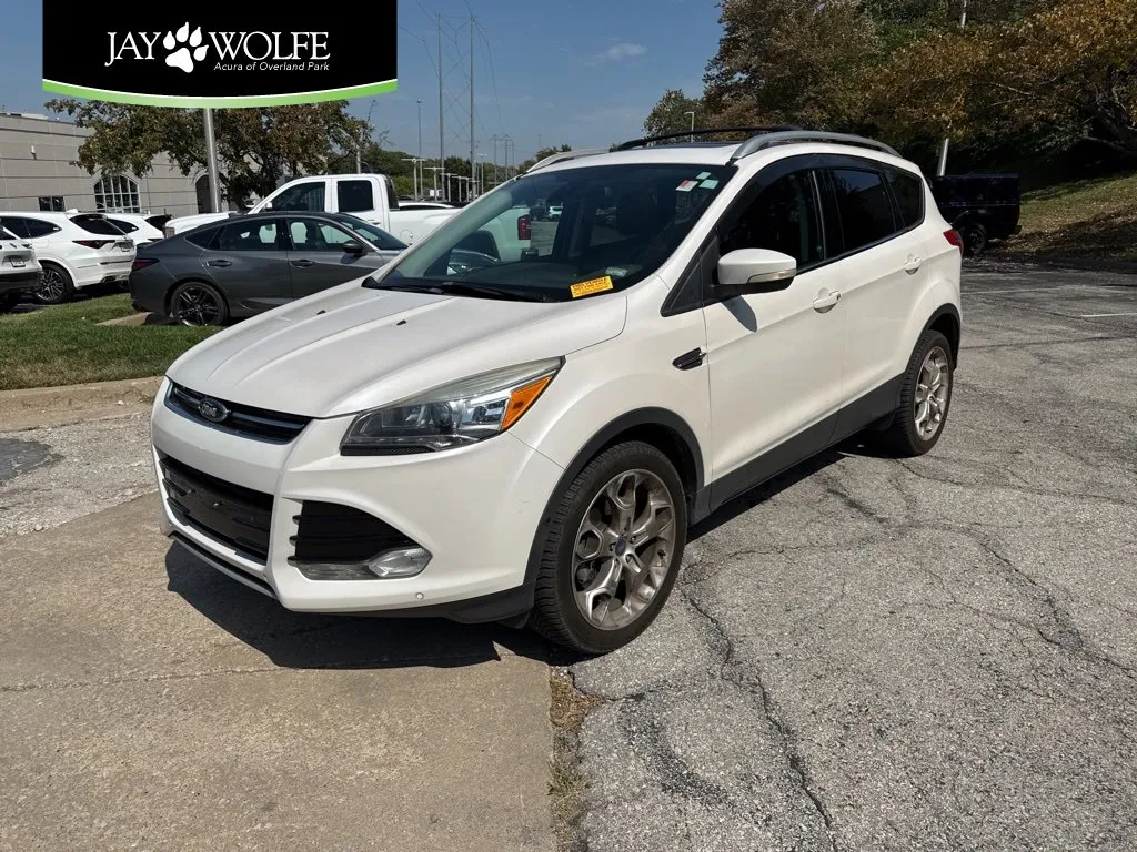 White 2013 Ford Escape Titanium for sale in Overland Park, KS