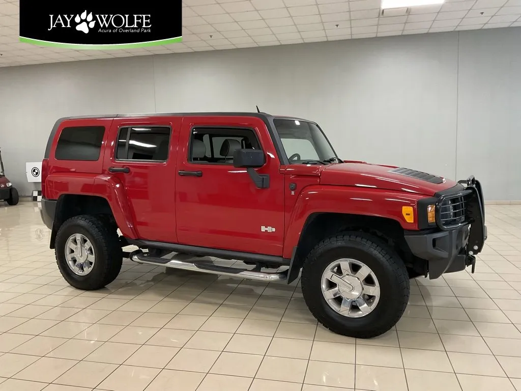 Red 2006 HUMMER H3 Luxury for sale in Overland Park, KS