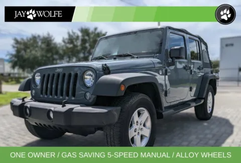Gray 2015 Jeep Wrangler Unlimited Sport for sale in Kansas City, MO