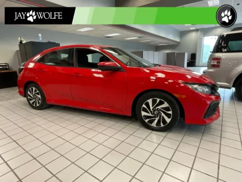 Red 2018 Honda Civic LX for sale in Kansas City, MO