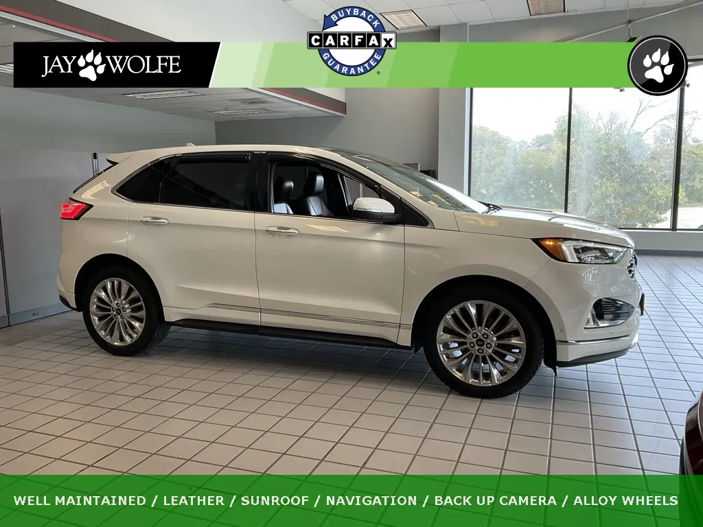 White 2020 Ford Edge Titanium for sale in Kansas City, MO