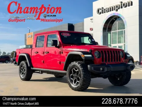 Red 2020 Jeep Gladiator Rubicon for sale in Gulfport, MS