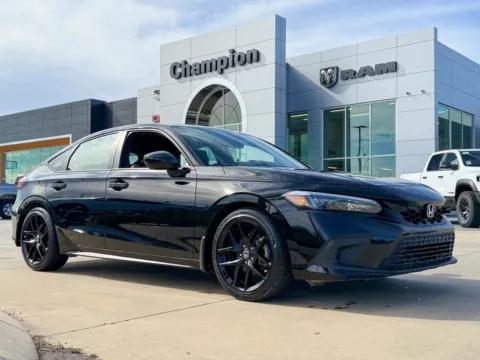 Black 2024 Honda Civic Hatchback Sport for sale in Gulfport, MS