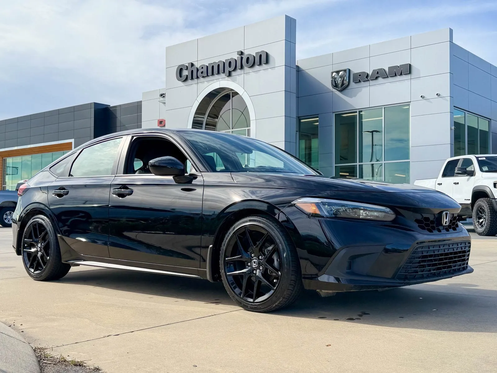 Black 2024 Honda Civic Hatchback Sport for sale in Gulfport, MS