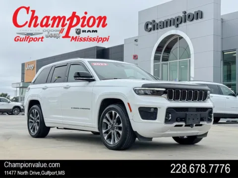 White 2023 Jeep Grand Cherokee Overland for sale in Gulfport, MS