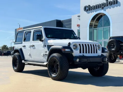 White 2021 Jeep Wrangler Unlimited Freedom for sale in Gulfport, MS