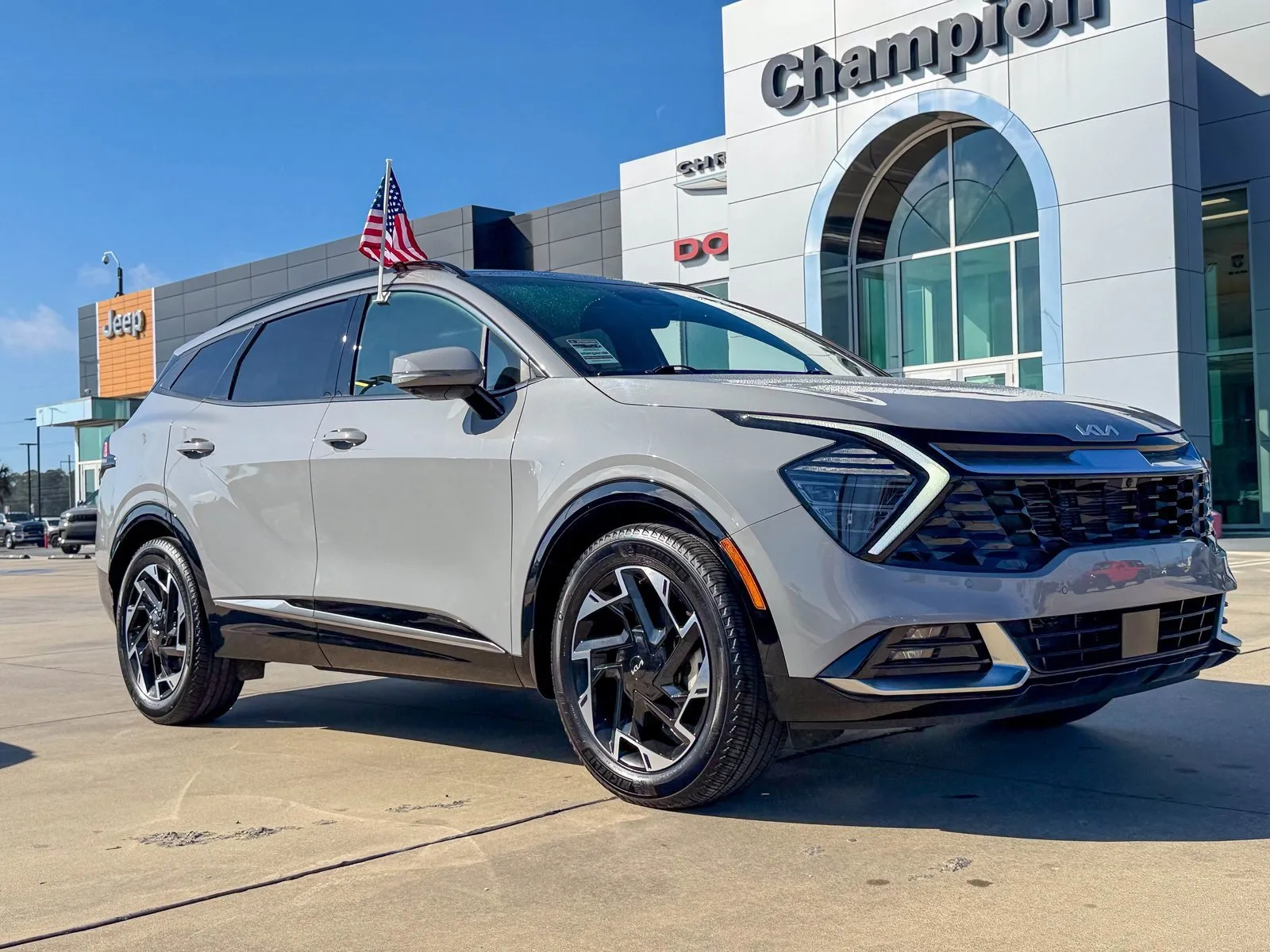 Gray 2024 Kia Sportage SX-Prestige for sale in Gulfport, MS