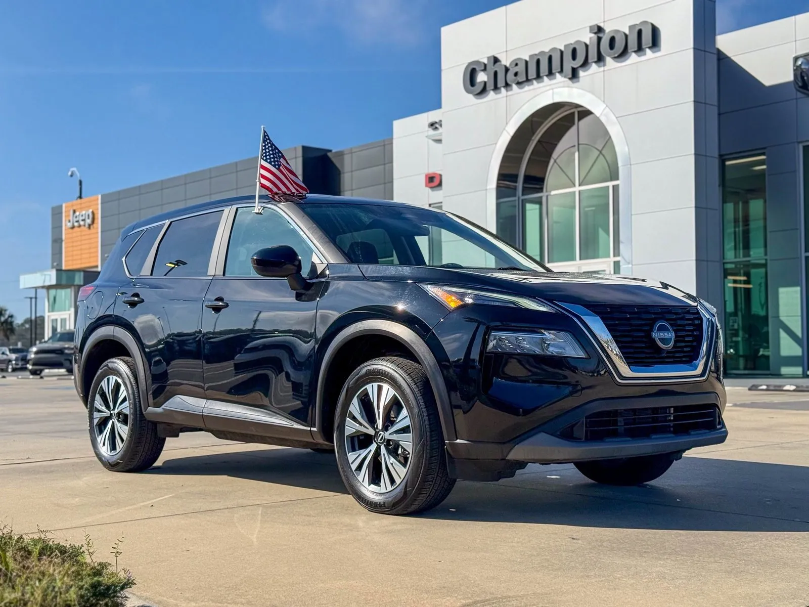 Black 2023 Nissan Rogue SV for sale in Gulfport, MS