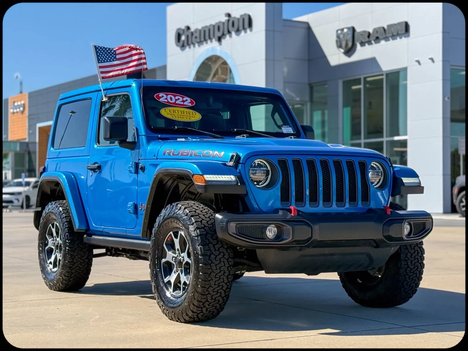 Blue 2022 Jeep Wrangler Rubicon for sale in Gulfport, MS