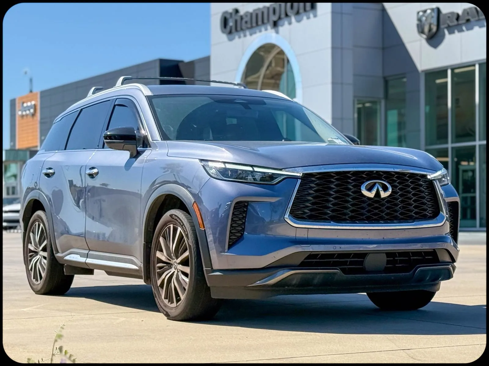 Blue 2023 INFINITI QX60 SENSORY for sale in Gulfport, MS