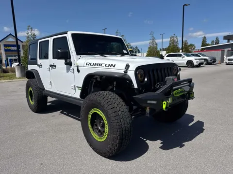 White 2015 Jeep Wrangler Unlimited Rubicon Hard Rock for sale in Gulfport, MS