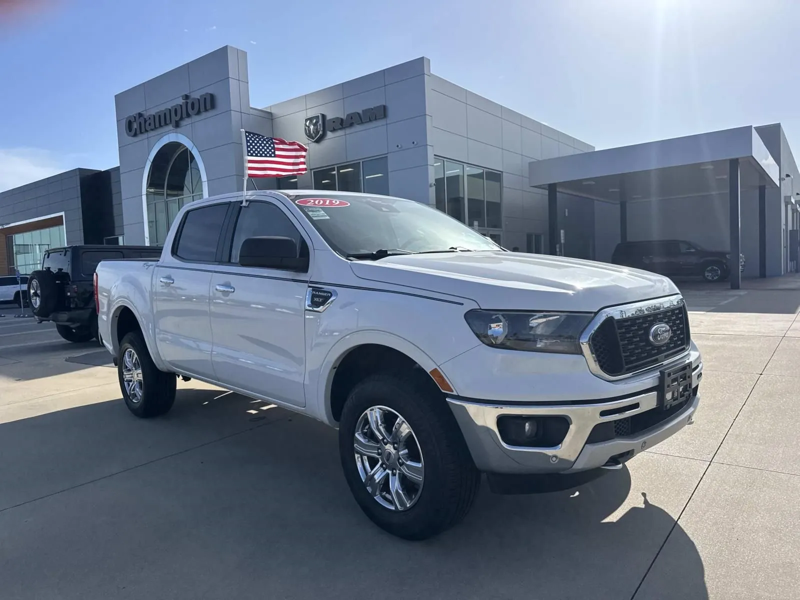 White 2019 Ford Ranger XLT for sale in Gulfport, MS