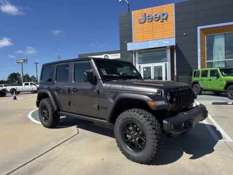 Photos of 2026 Jeep Wrangler Willys for sale in Gulfport, MS at Champion Chrysler Dodge Jeep Ram